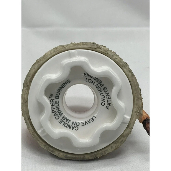 S'Toppers Pumpkin and Scarecrow Candle Capper 4” Ceramic Fall - Picture 7 of 12